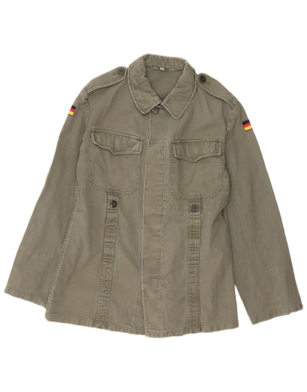 Vintage Mens Military Jacket UK 38 Medium Khaki