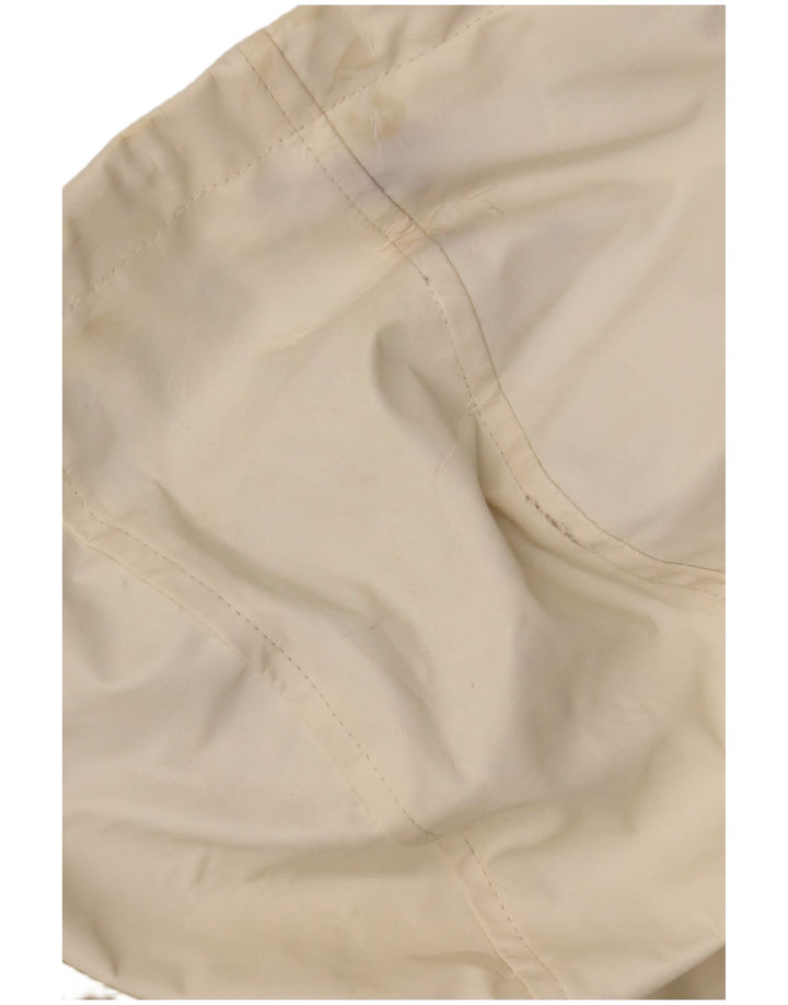Topshop Giacca antipioggia oversize da donna con cappuccio UK 10 Small Off White
