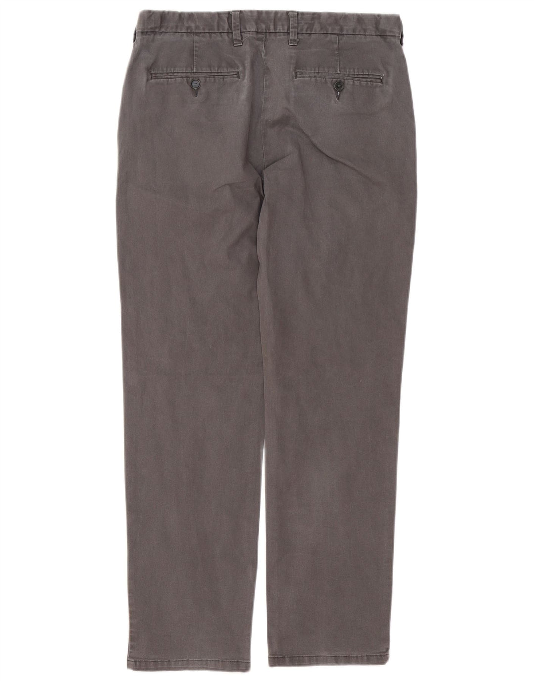 Pantaloni chino vestibilità regolare da uomo Marks & Spencer W34 L30 cotone grigio