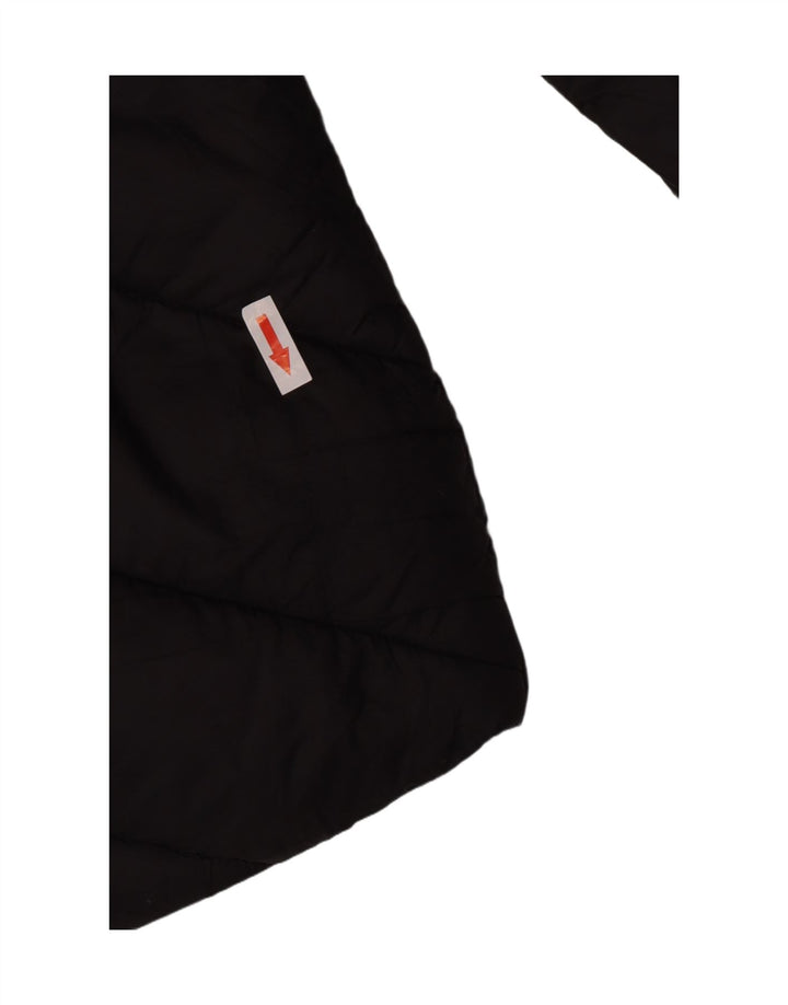 Giacca imbottita con cappuccio da donna Barbour UK 14 Large nera in poliammide