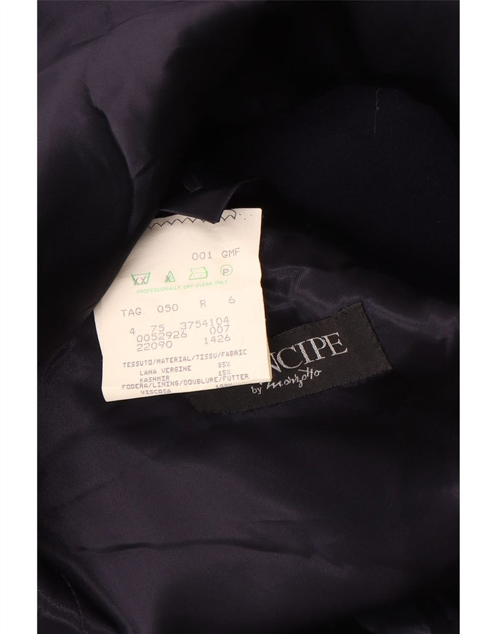 Cappotto Doppiopetto Uomo Marzotto Principe IT 50 Large Blu Navy