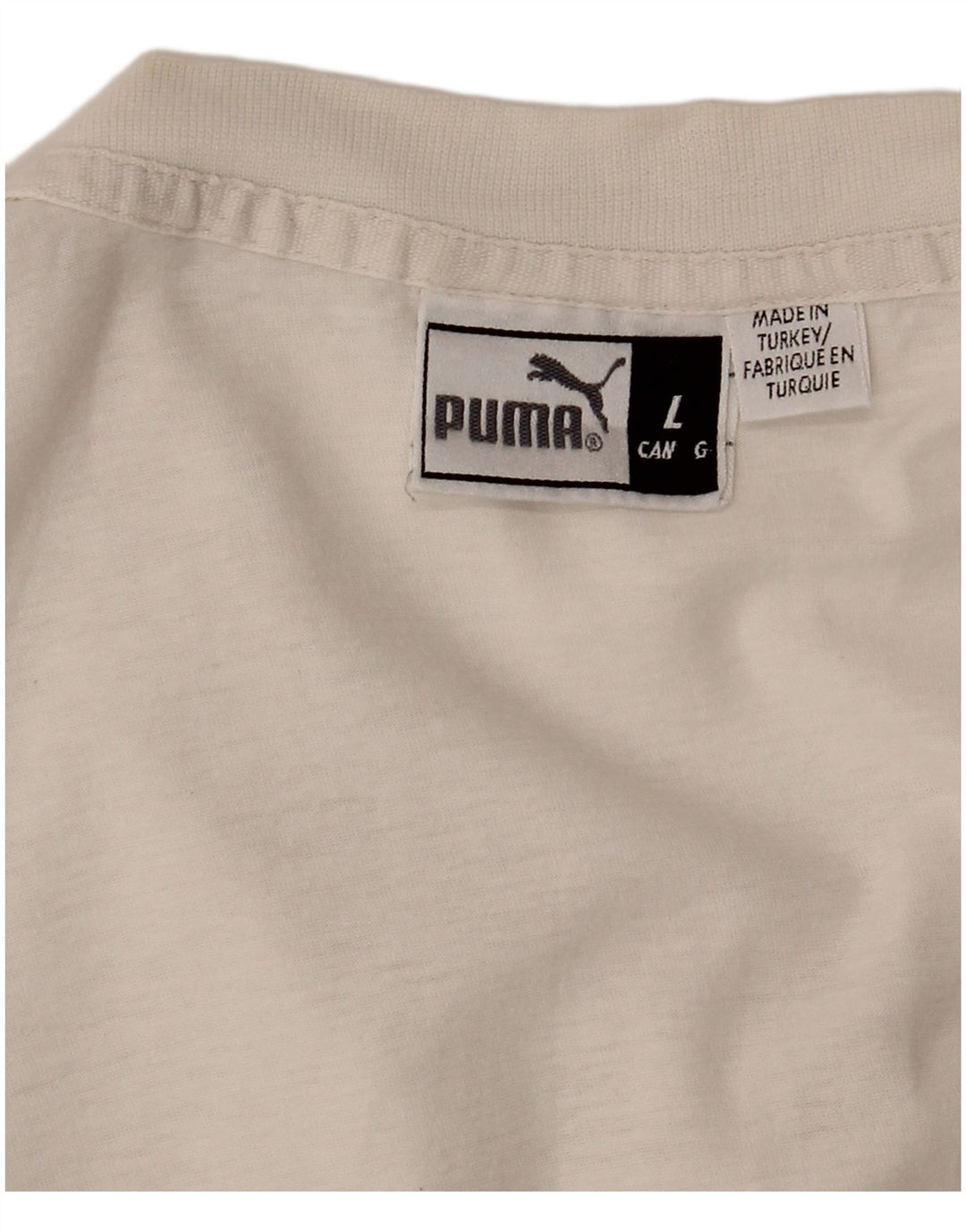 T-shirt grafica da uomo PUMA grande bianca