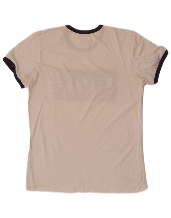 T-shirt grafica per ragazzi Levi's 15-16 anni bianca