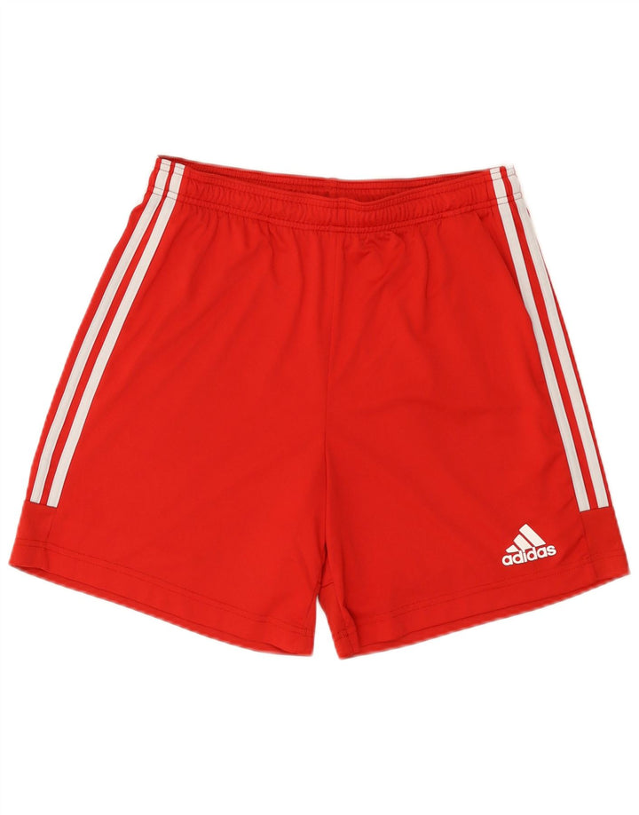 Pantaloncini sportivi Adidas Aeroready da uomo in poliestere rosso medio