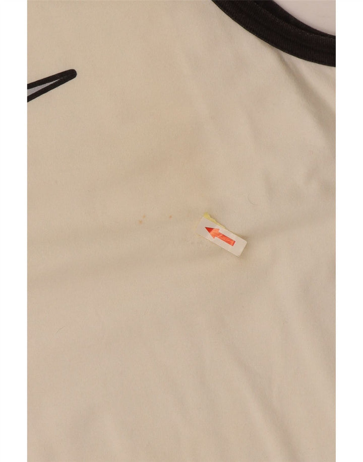 Canotta grafica da uomo NIKE UK 46/47 XL cotone bianco sporco