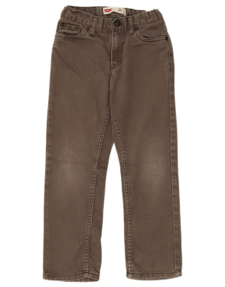 Levi's Ragazzi 511 Jeans Slim 6-7 anni W20 L20 Cotone Verde