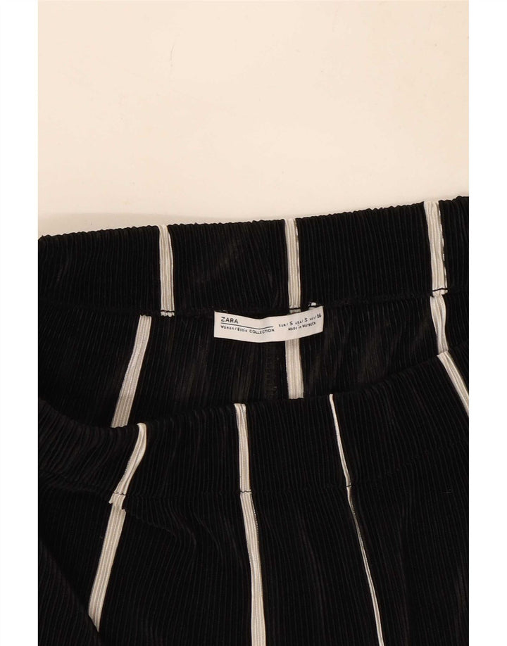Pantaloni Capri Cullotes da donna Zara piccoli W26 L22 a righe neri