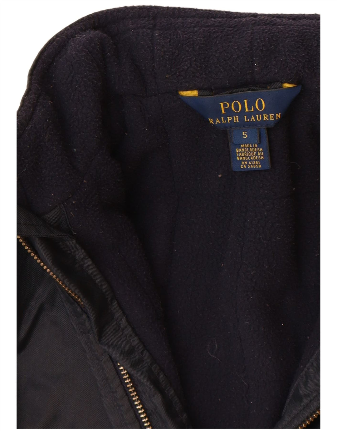 Giacca a vento da ragazzo Polo Ralph Lauren 4-5 anni in nylon blu navy