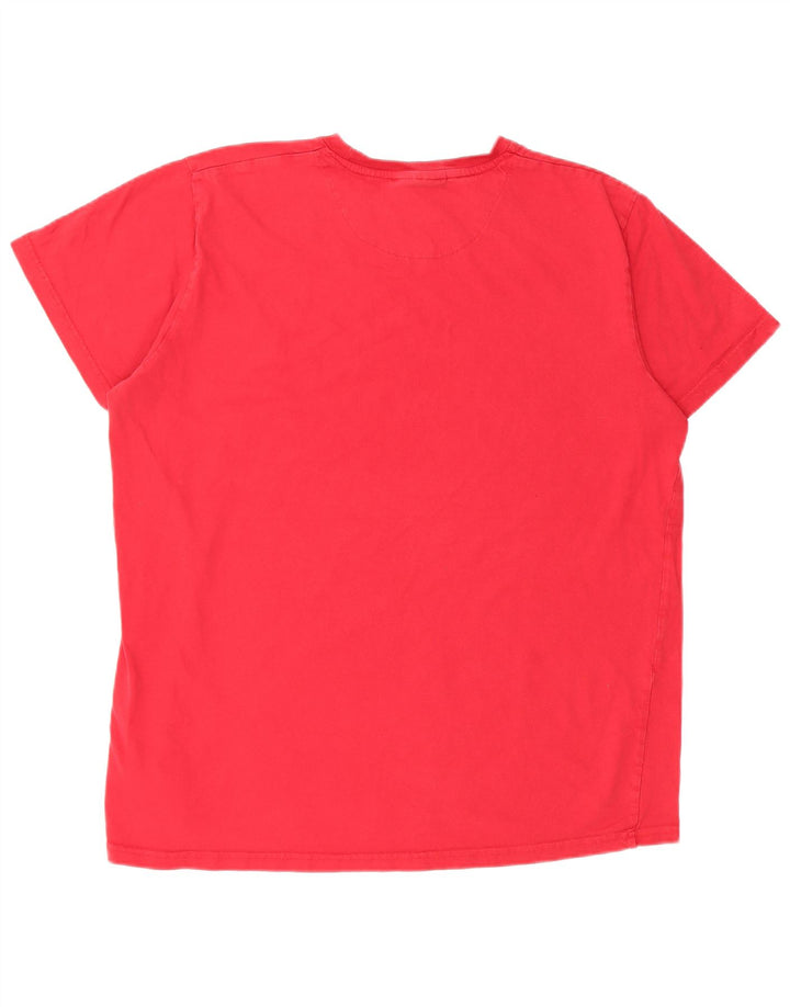 T-shirt da uomo Pierre Cardin Top 2XL cotone rosso