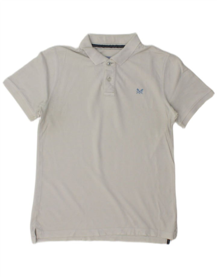 CREW CLOTHING Polo da uomo piccola in cotone beige