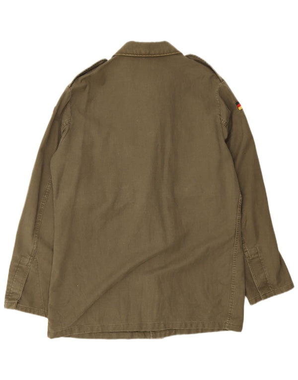 Giacca militare vintage da uomo UK 38 media kaki