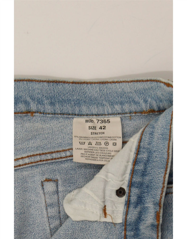 VINTAGE Womens Tapered Jeans IT 42 Medium W32 L27 Blue Cotton Vintage Vintage and Second-Hand Vintage from Messina Hembry 