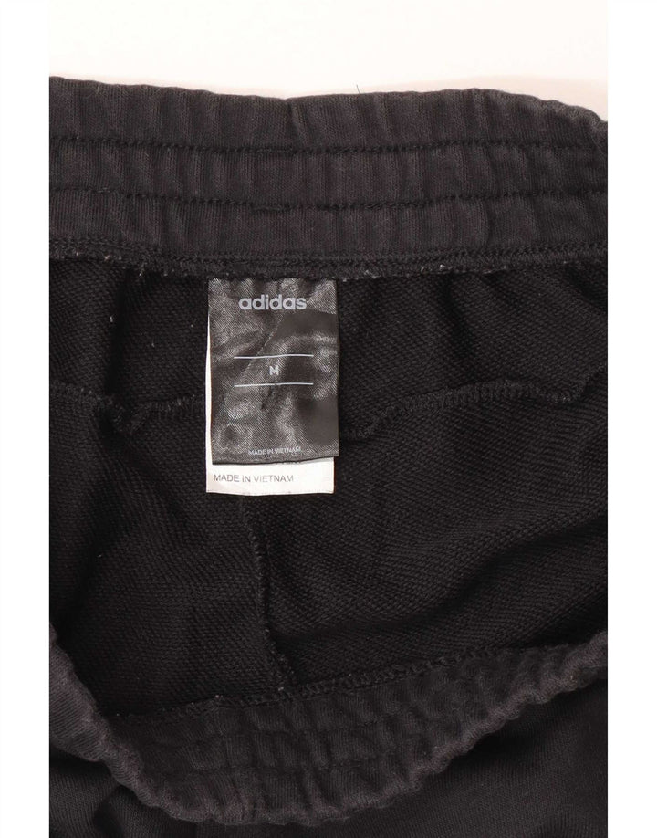 Pantaloni da tuta grafica Adidas Climalite da donna UK 12 medio nero