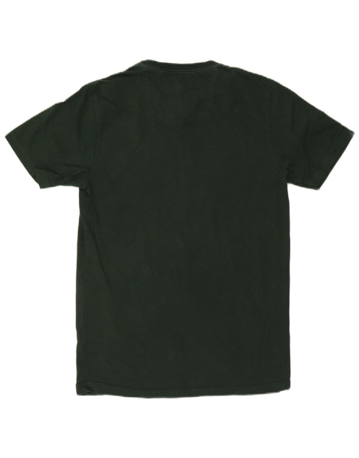 T-shirt grafica da uomo Fat Face Top piccola in cotone verde
