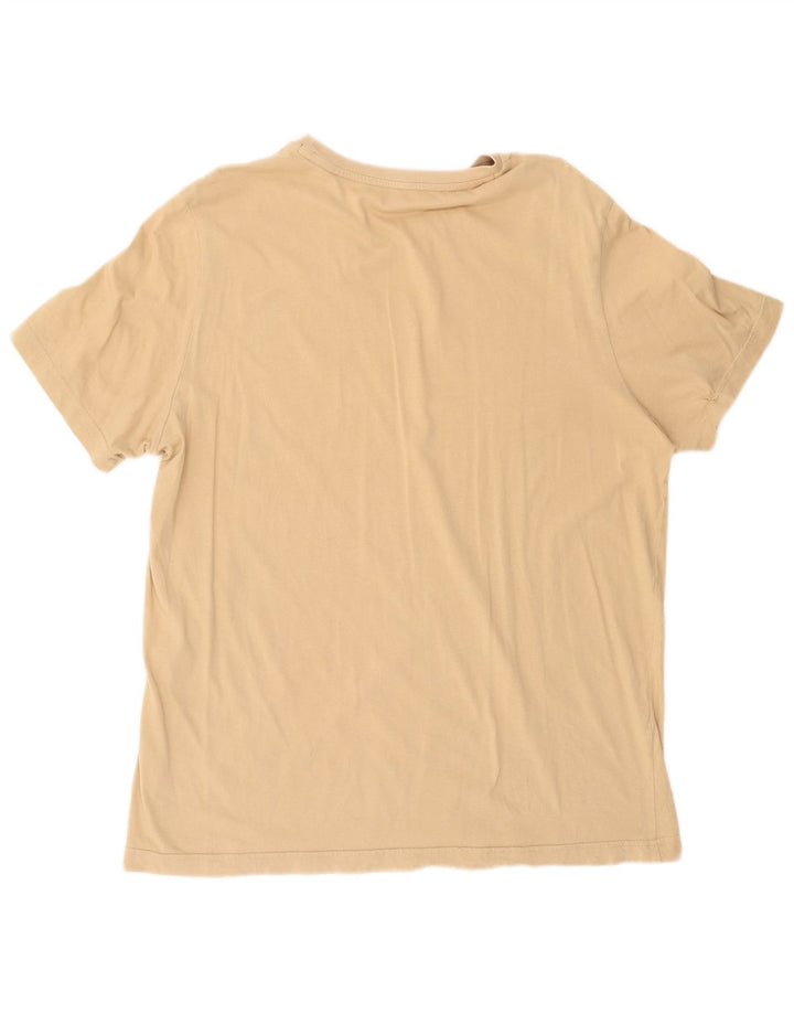 Puma T-shirt grafica da uomo grande in cotone beige