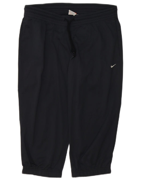 Jeans dritti da donna Nike UK 14 Poliestere grigio medio