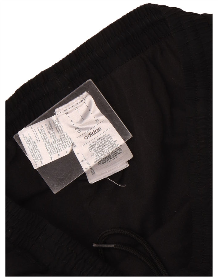 Pantaloni da tuta da uomo ADIDAS Joggers grandi neri in poliestere