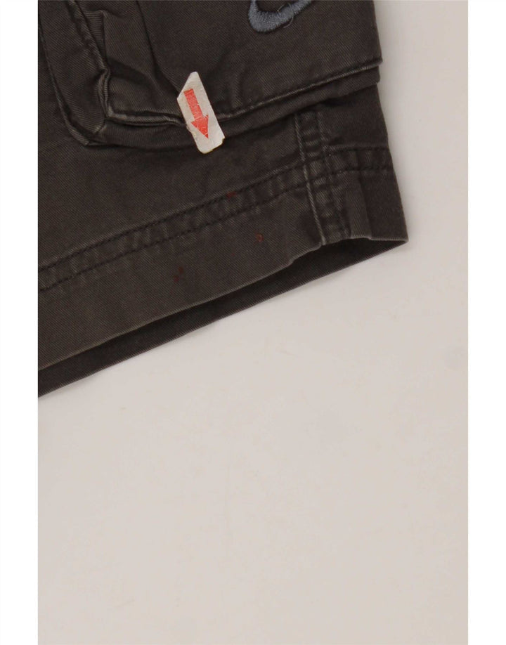 Pantaloncini cargo da uomo Nike W34 Large in cotone grigio