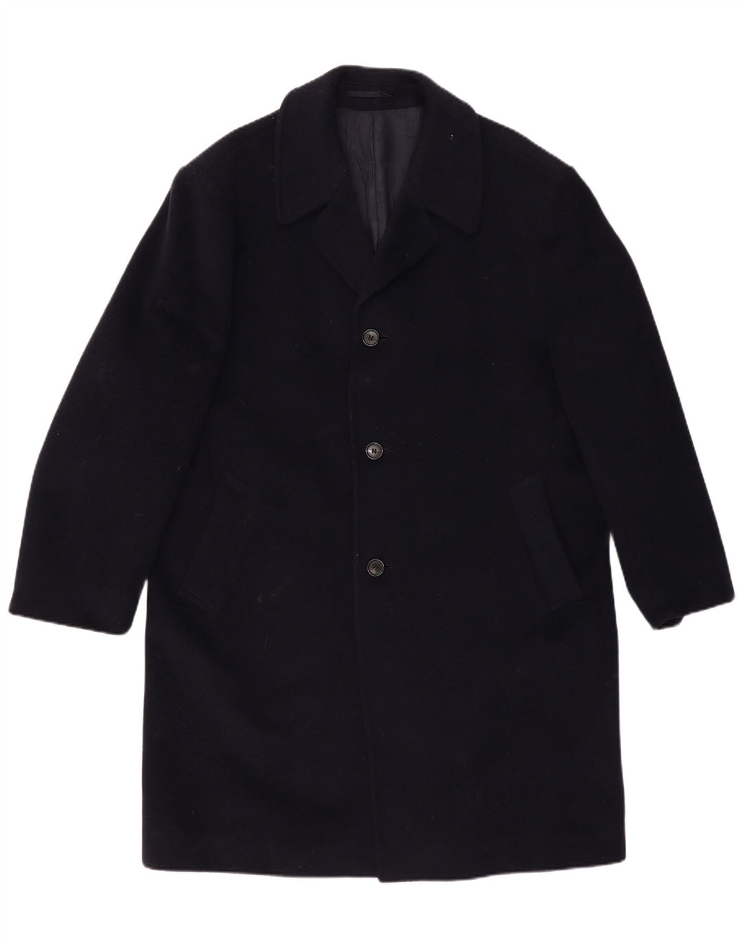 WELLINGTON Cappotto da uomo UK 42 XL Lana blu navy