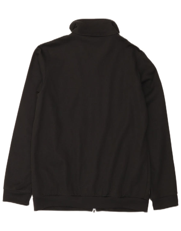 Giacca da ginnastica da donna Adidas UK 10 piccola in cotone nero
