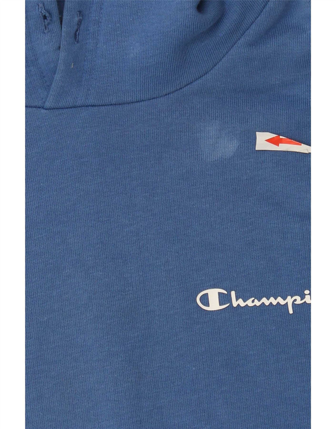 Felpa con cappuccio da uomo Champion in cotone blu medio