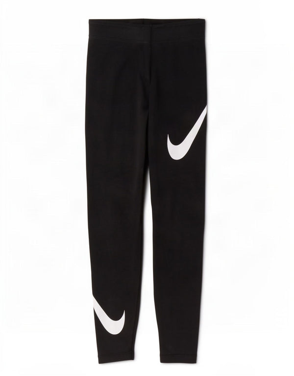 Leggings grafici da donna Nike UK 6 XS cotone nero