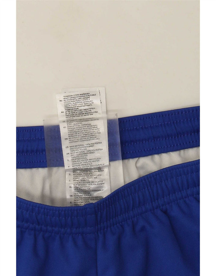 Pantaloncini sportivi Adidas Aeroready da uomo in poliestere blu medio