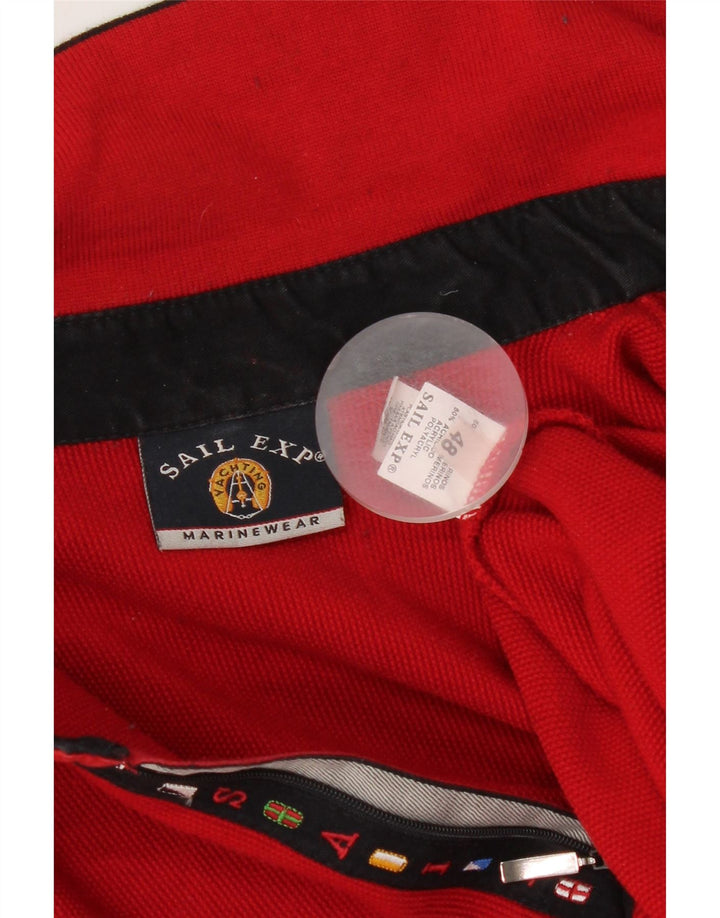 Maglione da uomo a collo alto SAIL EXP IT 48 Lana merino rosso medio