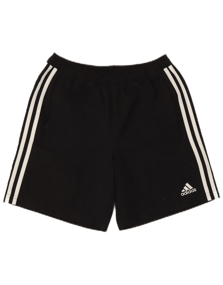 Pantaloncini sportivi Adidas da ragazzo 11-12 anni Large Nero in poliestere