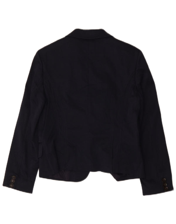 Seventy Giacca Blazer a 2 Bottoni da Donna IT 48 XL Cotone Blu Navy