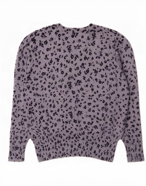 Marks & Spencer Womens Boat Neck Jumper Sweater UK 16 Large Blue