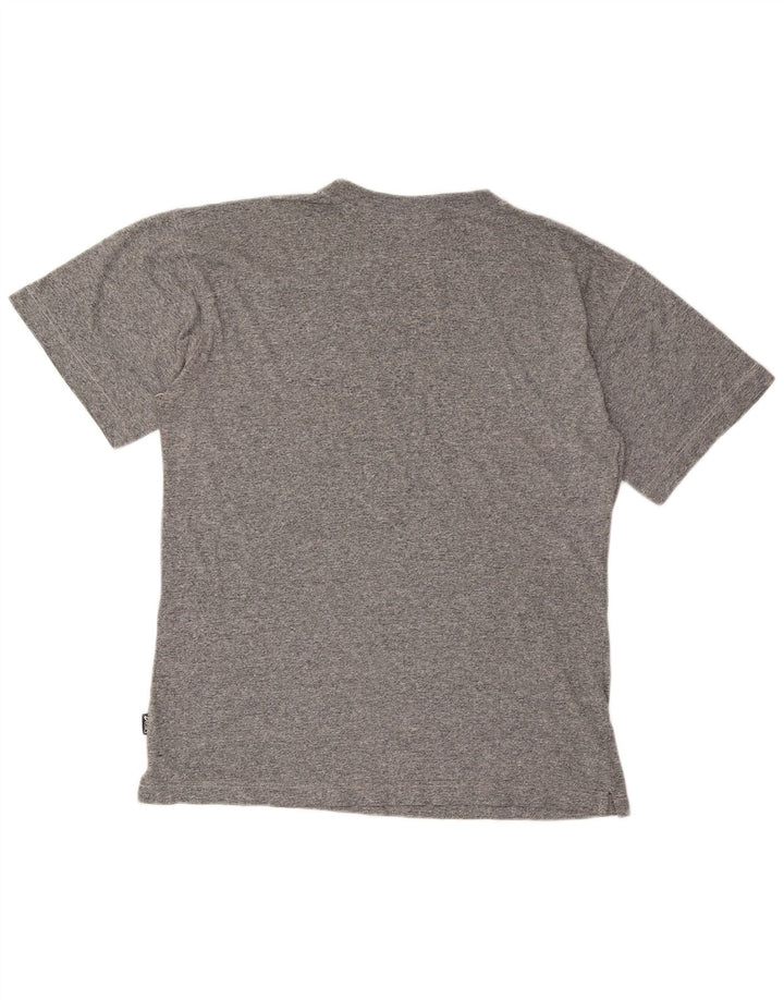 T-shirt da uomo Asics Top Large in cotone grigio