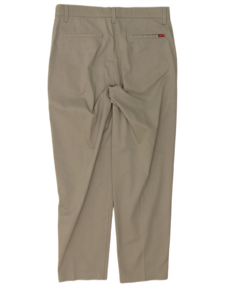 Pantaloni chino dritti da uomo LEVI'S W33 L29 Grigi