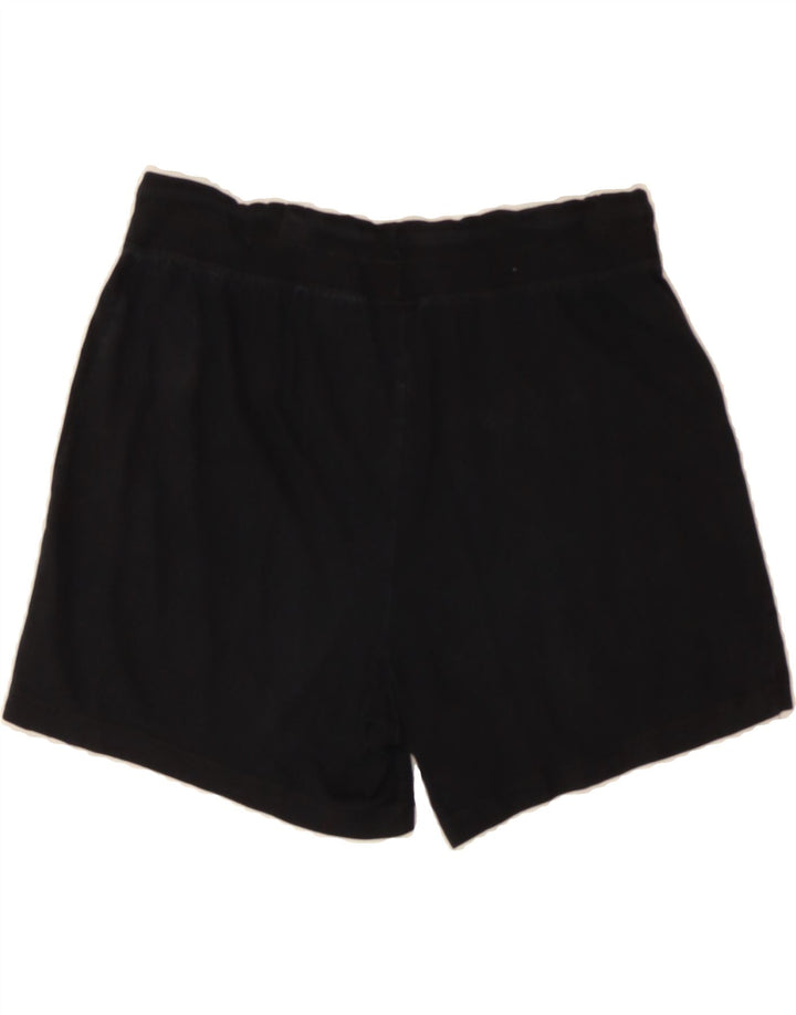 CHAMPION Womens Sport Shorts UK 14 Medium Black Cotton Vintage Champion and Second-Hand Champion from Messina Hembry 