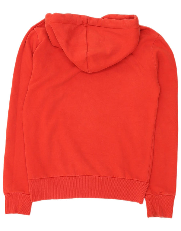 Felpa con cappuccio grafica da uomo SUPERDRY XS in cotone rosso
