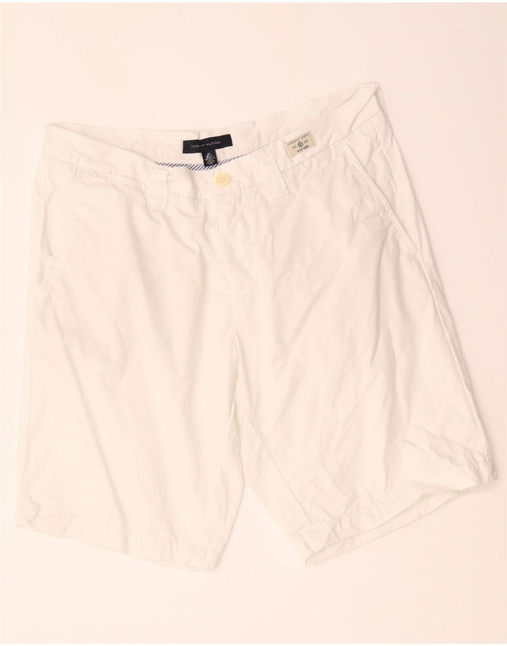 Pantaloncini chino da uomo Tommy Hilfiger W34 grandi cotone bianco