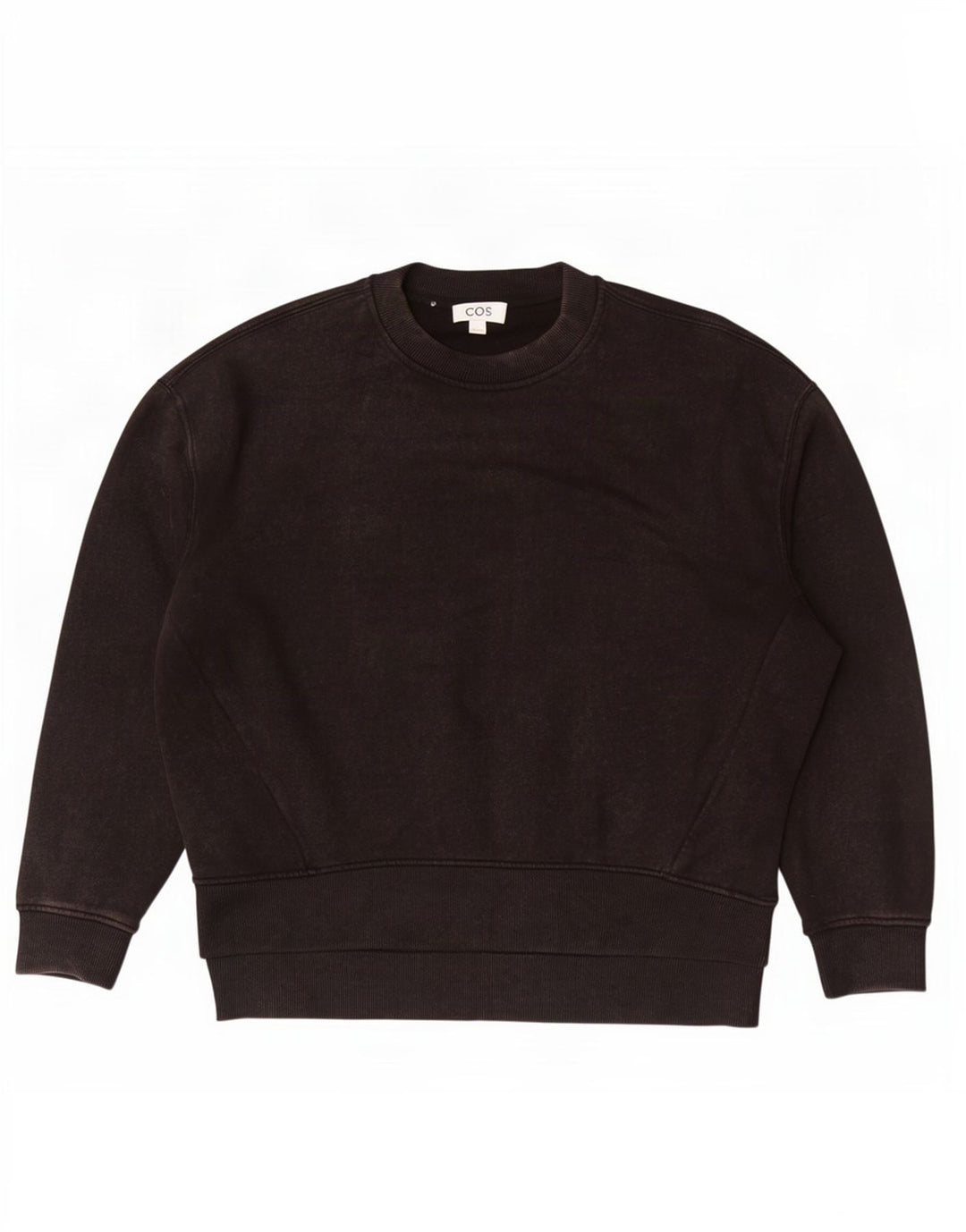 Felpa Cos da uomo vestibilità ampia maglione XS nero