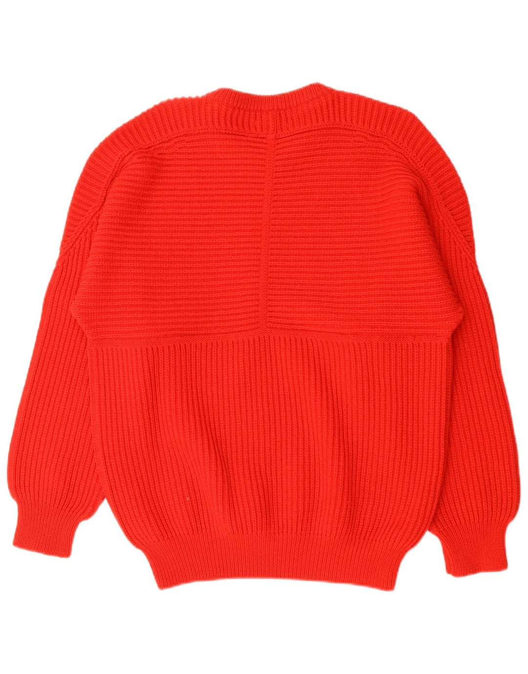 Maglione maglione con scollo a barca da uomo VINTAGE rosso medio