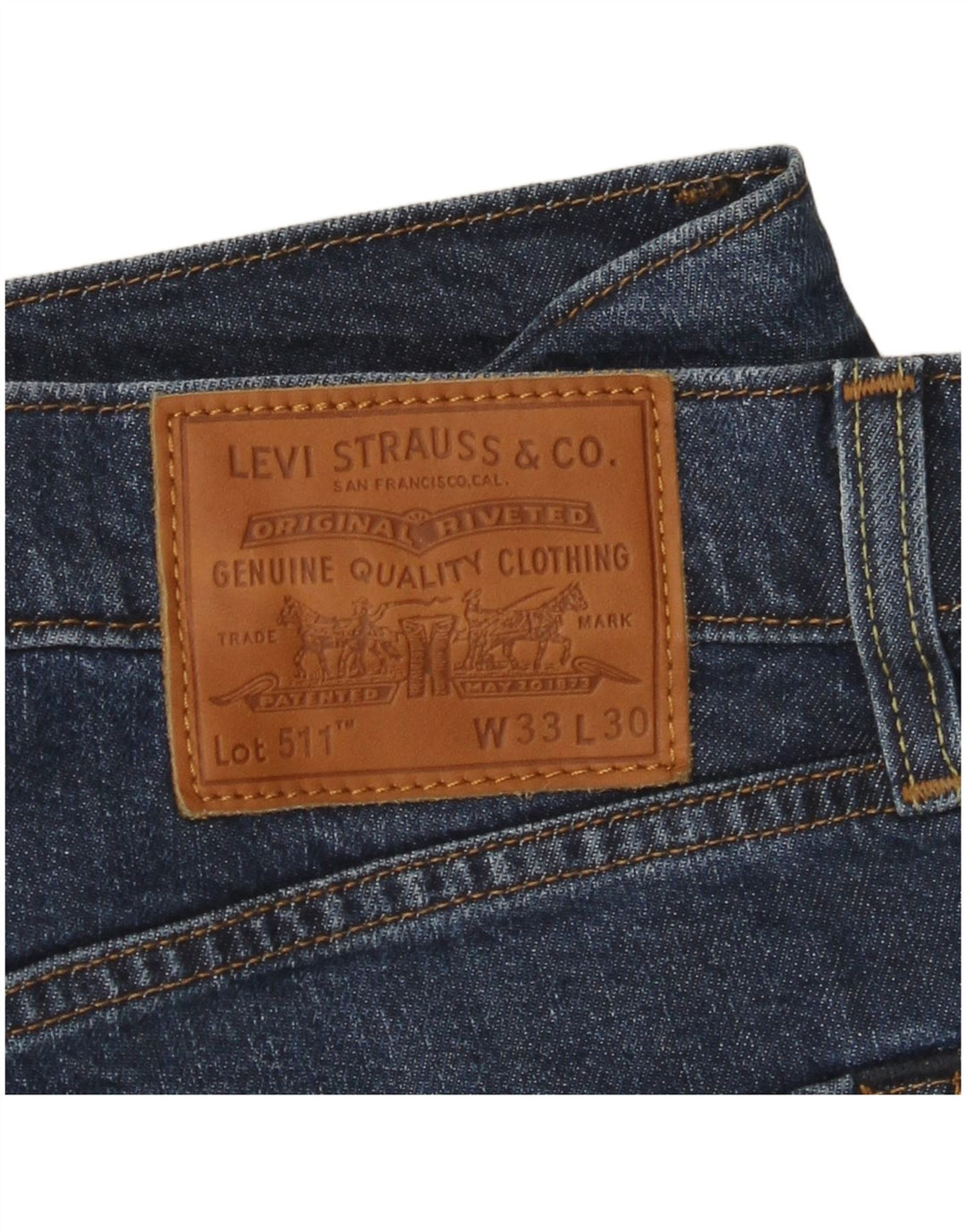 Jeans Levi's Uomo 511 Slim W33 L30 Cotone Blu