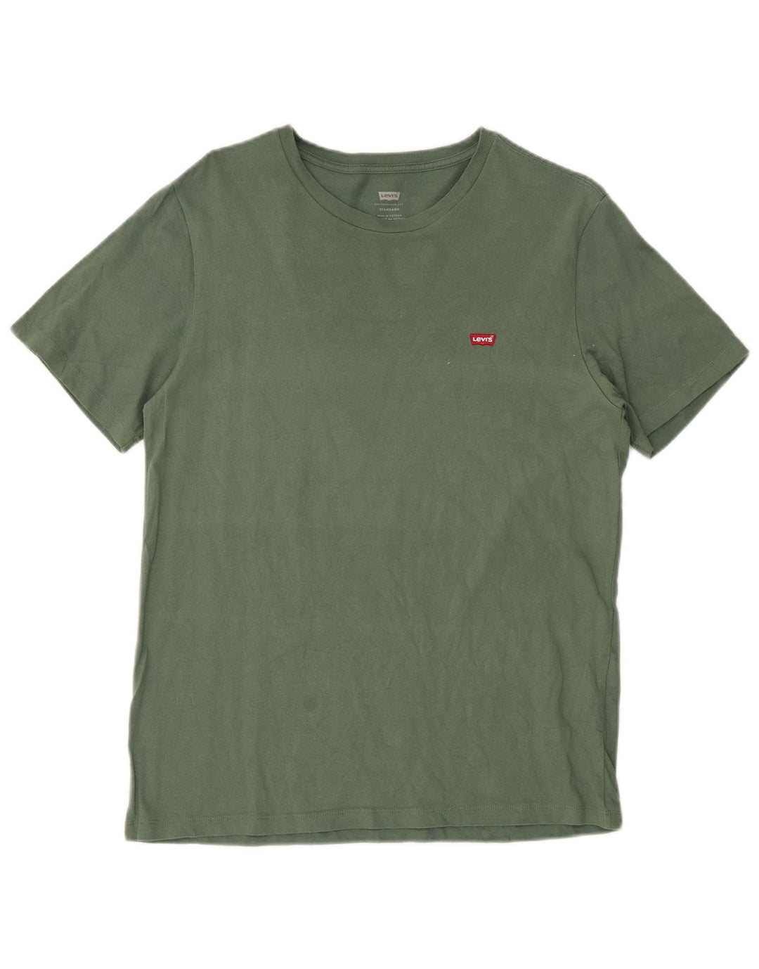 T-shirt standard da uomo LEVI'S Top in cotone verde medio