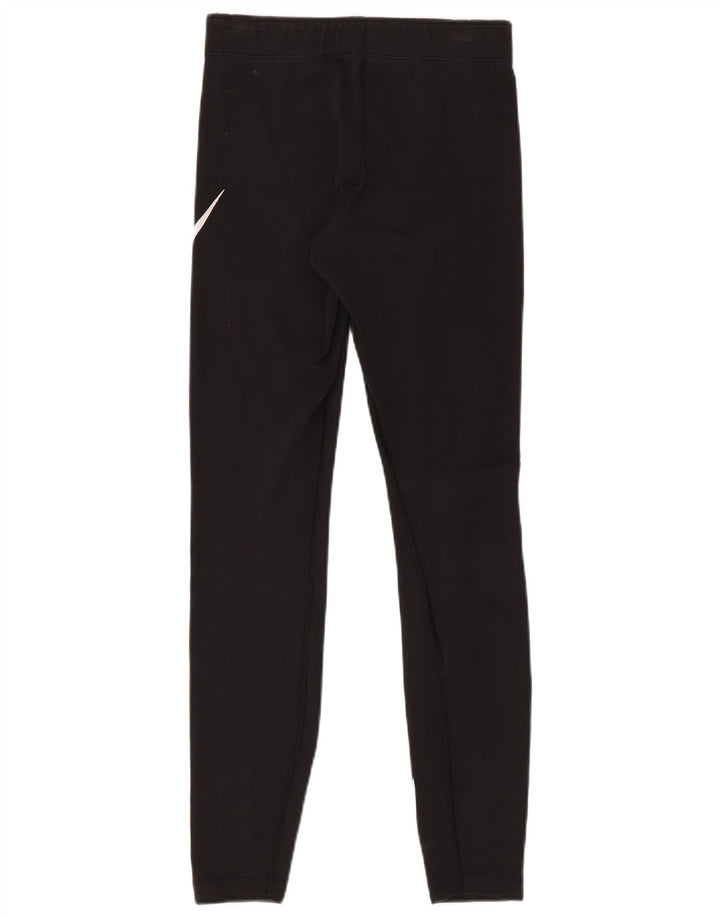 Leggings grafici da donna Nike UK 8 piccoli in cotone nero