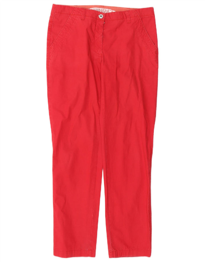 Pantaloni chino slim da donna MURPHY & NYE W30 L29 cotone rosso