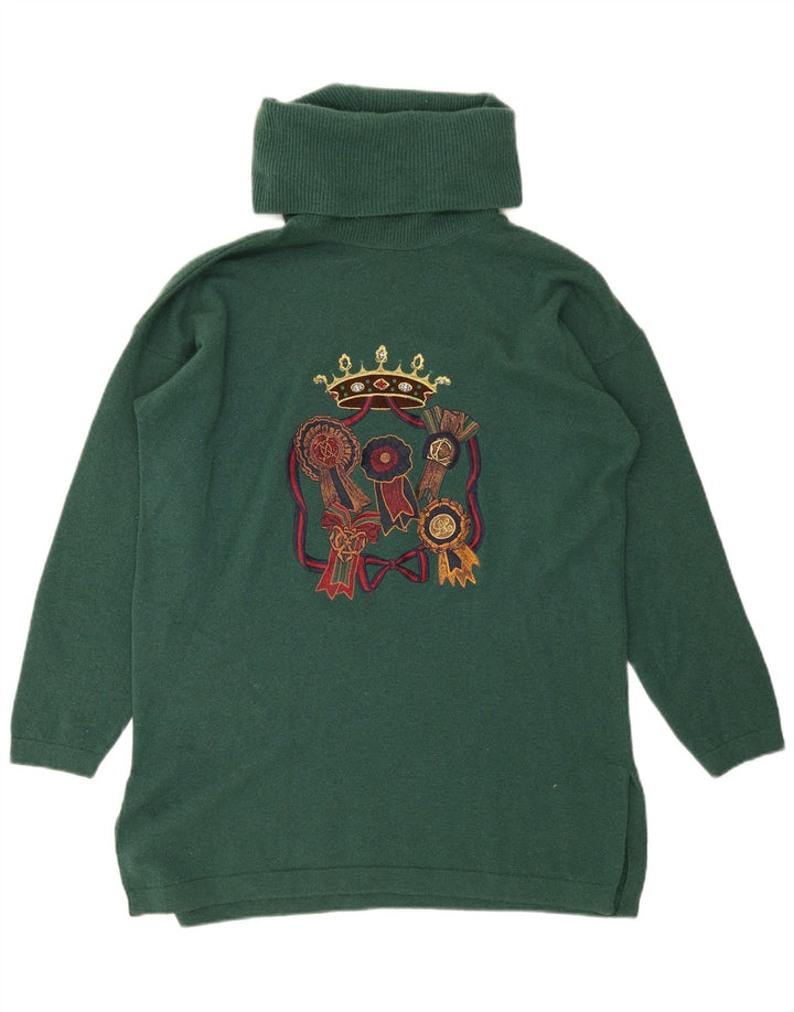 Abito maglione grafico oversize da donna Les Copains IT 40 piccolo verde