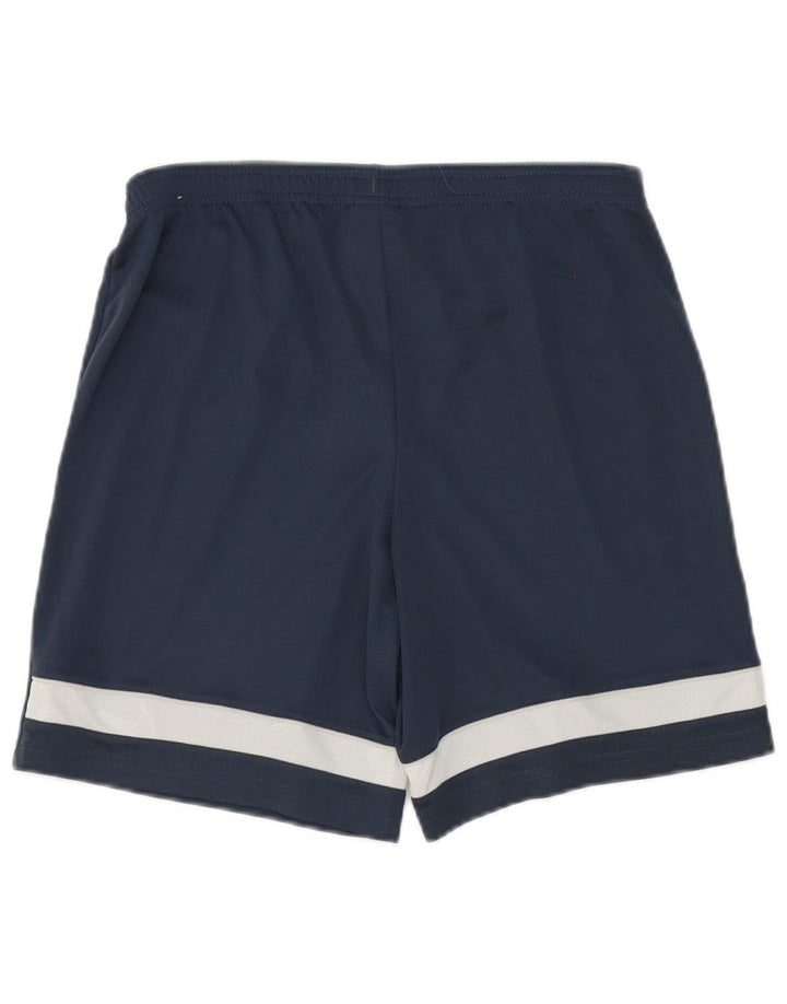 Pantaloncini sportivi Nike Dri Fit da uomo piccoli in poliestere color block blu navy