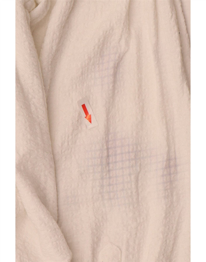 BKE Camicia da donna oversize pullover camicetta UK 16 Large Rayon bianco