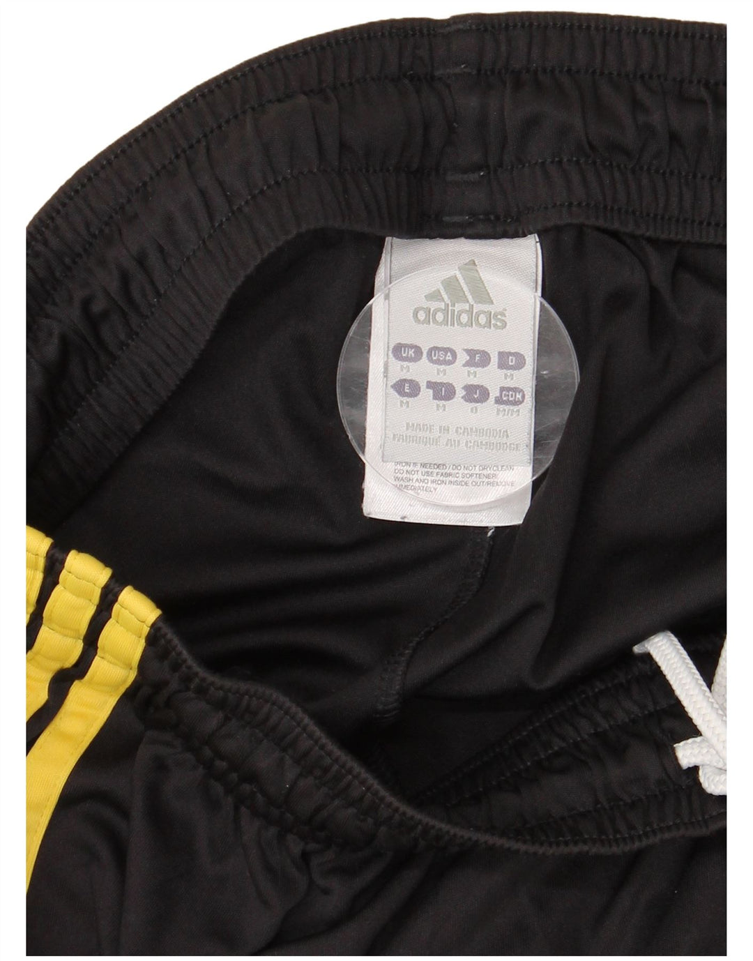 Pantaloncini sportivi ADIDAS Climalite da ragazzo 11-12 anni medio poliestere nero