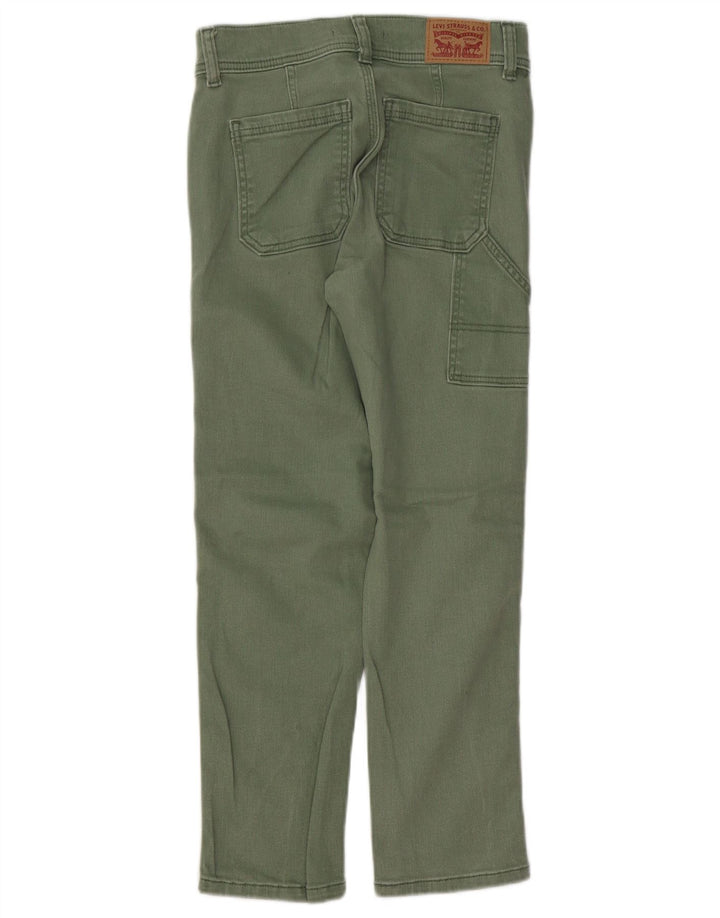 LEVI'S Jeans dritti a vita alta 724 da donna W25 L25 cotone verde