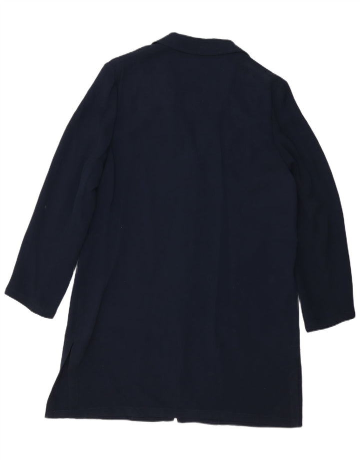 Cappotto Donna Luisa Spagnoli IT 50 XL Acetato Blu Navy