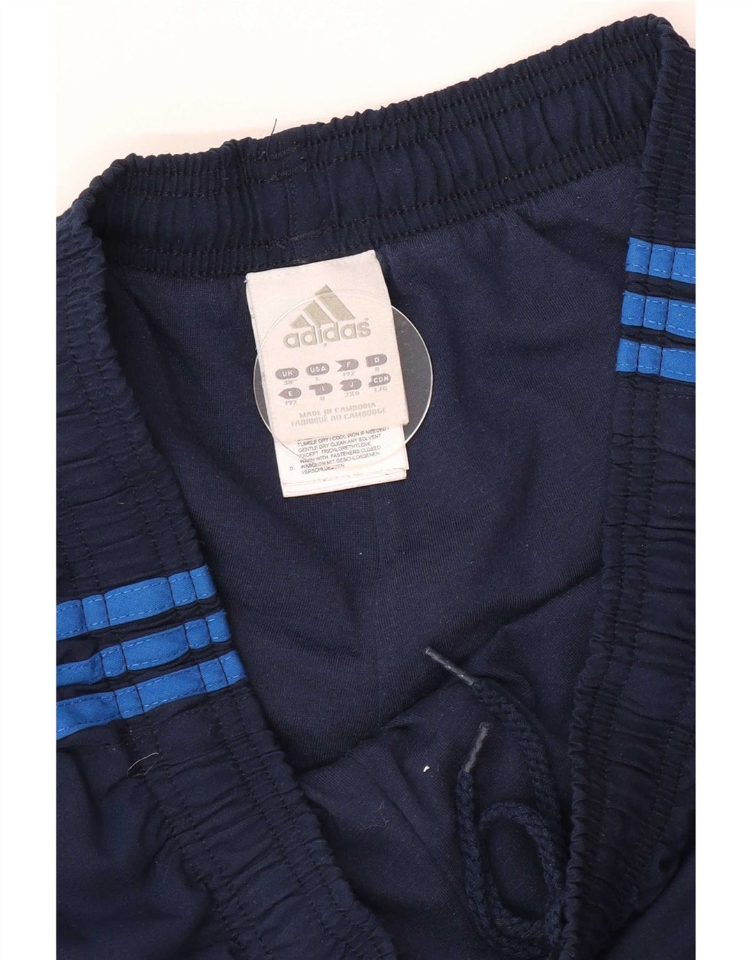 Pantaloni da tuta da uomo Adidas Joggers grandi in poliestere blu navy