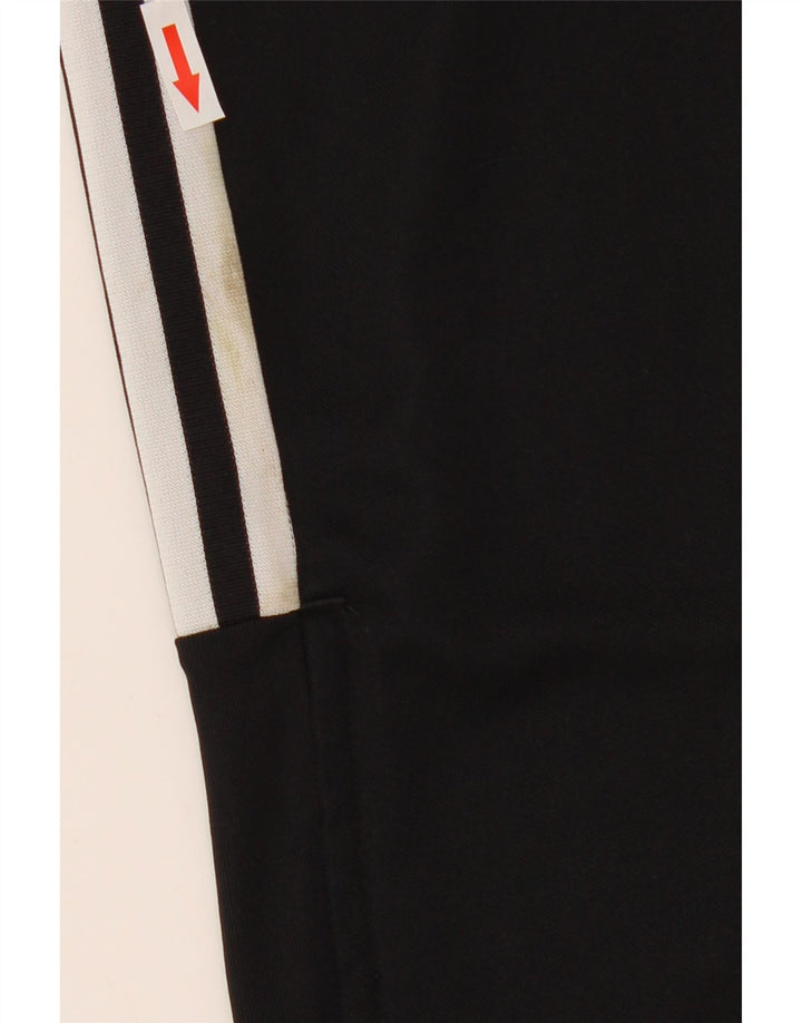 Pantaloni della tuta da ragazzo Adidas 11-12 anni in poliestere nero